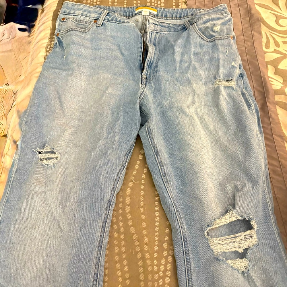 Goldie Blues™ Light High Rise Cheeky Slim Boot Jean Size 18